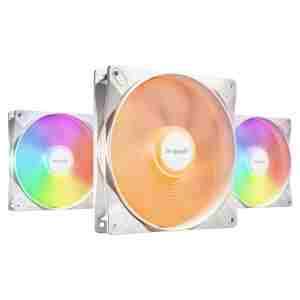 Ventilator be quiet! Light Wings LX High Speed 140mm bela RGB (3 pack)