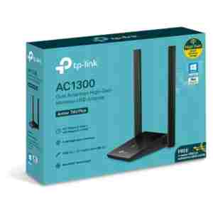 Brezžični mrežni adapter USB 3.0 TP-Link WiFi5 802.11ac AC1300 867Mbit/s 2x antena (ARCHER T4U PLUS)