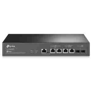 STIKALO 4-PORT + 2x SFP TP-Link 10Gbp/s PoE+ (TL-SX3206HPP)