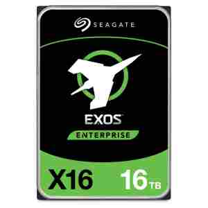 Trdi disk 16TB Seagate Exos X16  256GB - 3,5" primerno za NAS ter strežnike, tovarniško obnovljen (ST16000NM001G)