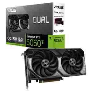 Grafična kartica nVidia RTX5060Ti Asus Dual OC Edition - 8GB GDDR7 (90YV0MP2-M0NA00)
