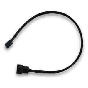 Podaljšek za ventilatorje EKWB 4-pin črna (30cm)