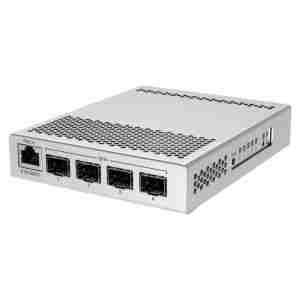 STIKALO 4x SFP+ 1-PORT Mikrotik 100/1000/2,5/10Gbp/s Managed (CRS305-1G-4S+IN)
