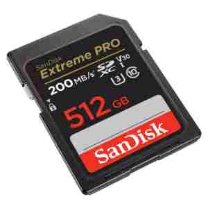 Spominska kartica SDXC 512GB Sandisk Extreme Pro 200MB/s/140MB/s U3 V30 UHS-I (SDSDXXD-512G-GN4IN)
