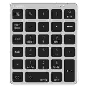 Tipkovnica Bluetooth 5.0 numerična Logilink ID0212 | srebrna (ID0212)
