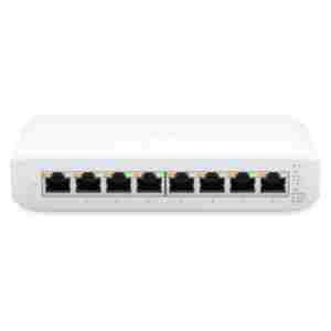 STIKALO 8-PORT Ubiquiti Lite 8 PoE 10/100/1000 PoE 4x PoE+ 52W (USW-LITE-8-POE-EU)