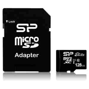 Spominska kartica SDXC-Micro 128GB SiliconPower 85MB/s/U1 V10 UHS-I +adapter (SP128GBSTXBU1V10SP)