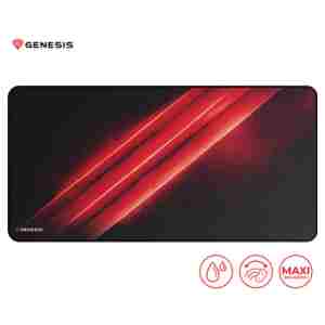 Podloga za miško Genesis mikrovlakna 900x450x2,5mm CARBON 500 Maxi Flash G2 vodoodporna črna