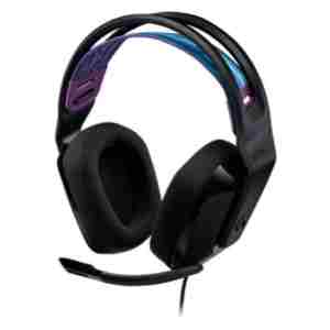 Slušalke žične naglavne 2x 3,5mm stereo Logitech G335 z mikrofonom - črna (981-000978)