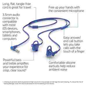 Slušlke HP 150 modre mini (2AP91AA)