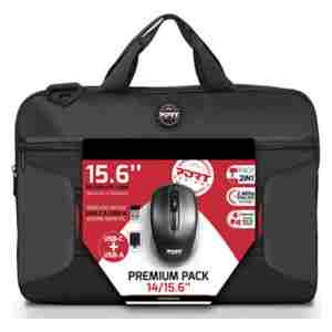 Torba za notesnik 39,6 cm (15,6") Port Premium Pack + WL miška črna (501873)