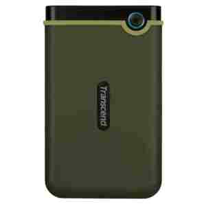 Prenosni disk 6,4cm (2,5") 2TB USB 3.2 Gen1 TRANSCEND EXT 25M3G vojaško zelen (TS2TSJ25M3G)  -odporen na udarce, vodo, prah