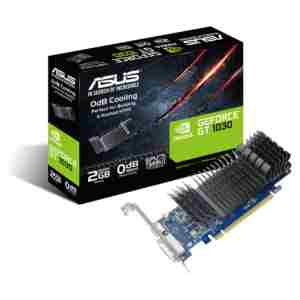 Grafična kartica nVidia GT1030 Asus GT1030-2G-BRK - 2GB DDR5 - low profile silent (90YV0AT0-M0NA00)