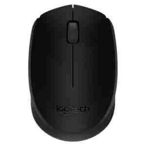 Miš Logitech brezžična optična za notesnike B170 siva (910-004798)