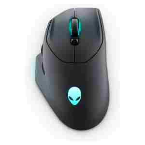 Miš Dell brezžična, USB Alienware  AW620M (Dark Side of the Moon) optična gaming 7 gumbov 26000DPI RGB črna (545-BBFB)