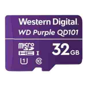 Spominska kartica SDXC-Micro 32GB WD Purple 80MB/s U1 UHS-I (WDD032G1P0C)