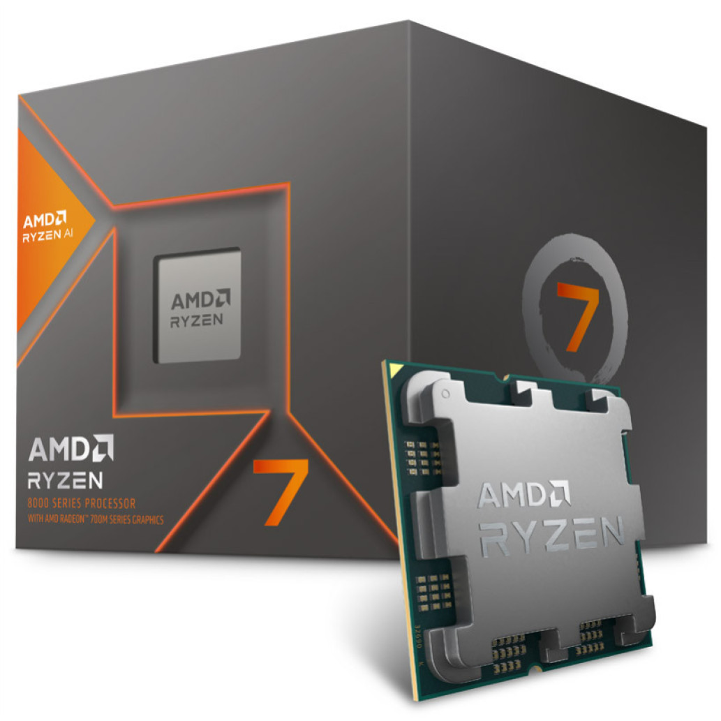 Procesor AMD AM5 Ryzen 7 8700G 8C/16T 4,2/5,1GHz BOX 65W grafika Radeon Wraith Stealth hladilnik
