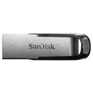 Spominski ključek 64GB USB 3.0 Sandisk Ultra Flair 150MB/s - kovinski/brez pokrovčka/črn-srebrn (SDCZ73-064G-G46)