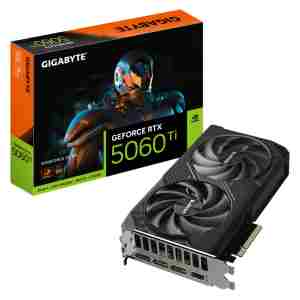 Grafična kartica nVidia RTX5060Ti GigaByte Windforce OC - 8GB GDDR7 (GV-N506TWF2OC-8GD)