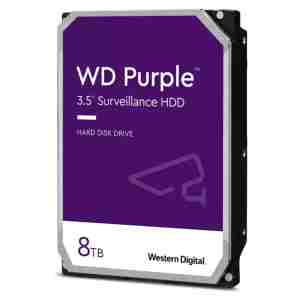 Trdi disk 8TB SATA3 WD85PURZ 6Gb/s 5640rpm 256MB Purple - primerno za snemalnike 24/7 delovanje