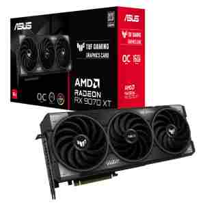 Grafična kartica AMD RX9070 XT Asus TUF OC Edition - 16GB GDDR6  | 1xHDMI 2.1 3xDisplayport 1.4 (90YV0L70-M0NA00)