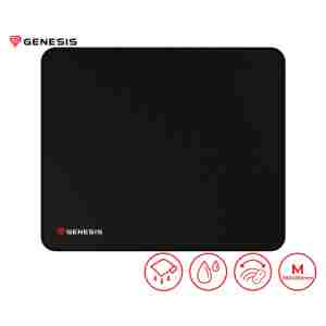 Podloga za miško Genesis mikrovlakna 300x250x2,5 CARBON M 500 LOGO vodoodporna črna ()