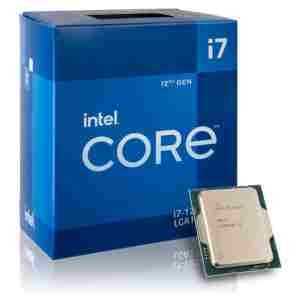 Procesor Intel 1700 Core i7 12700 12C/20T 2.1GHz/4.9GHz BOX 65W/180W grafika HD 770 hladilnik Intel