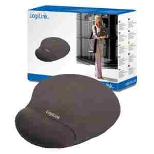 Podloga za miško z gelom ergonomska LogiLink MousePad črna (ID0027)