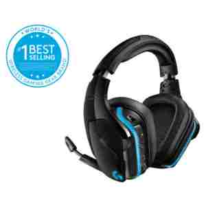 Slušalke brezžične Logitech naglavne BT/1x3,5mm G935 črna LightSync Gaming (981-000744)