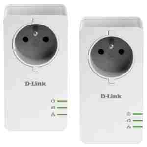 HPAV Powerline 1xLAN RJ45 220V D-link 1000Mbit/s (1+1) (DHP-P601AV)