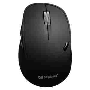 Miš brezžična + Bluetooth Sandberg Pro Recharge Pro 1600DPI črna (631-02)