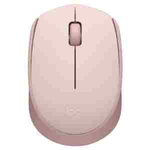 Miš Logitech brezžična optična za notesnike M171 roza nano