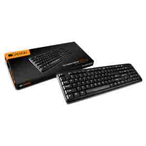 Tipkovnica USB Canyon CNE-CKEY01 | Slovenski nabor znakov črna (CNE-CKEY01)
