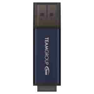 Spominski ključek 256GB USB 3.2 Teamgroup C211 100MB/s aluminij s pokrovčkom sivo-moder (TC2113256GL01)