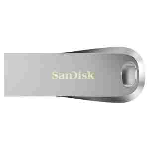 Spominski ključek 32GB USB 3.1 Sandisk Ultra Luxe 150MB/s - kovinski/brez pokrovčka/srebrn (SDCZ74-032G-G46)