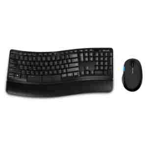 Tipkovnica in miš Microsoft brezžična desktop Sculpt Comfort Desktop ENG priložen naslon za zapestja SLO gravura (L3V-00021)