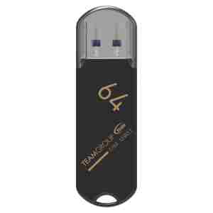 Spominski ključek 64GB USB 3.1 Teamgroup C183 - plastičen/s pokrovčkom/črn (TC183364GB01)