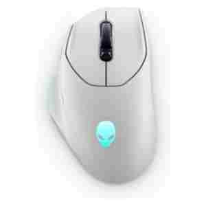 Miš Dell brezžična, USB Alienware AW620M (Lunar Light) optična gaming 7 gumbov 26000DPI RGB bela (545-BBFC)