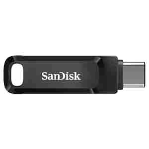Spominski ključek 512GB USB-C Sandisk Dual Drive Go 150MB/s plastičen brez pokrovčka črn (SDDDC3-512G-G46)