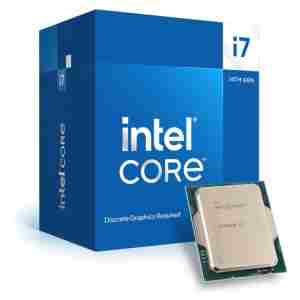 Procesor Intel 1700 Core i7 14700F 20C/28T 2.1GHz/5.4GHz BOX 65W/219W brez grafike hladilnik Intel