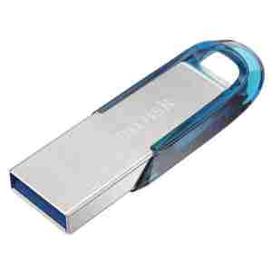 Spominski ključek 32GB USB 3.0 Sandisk Ultra Flair 150MB/s - kovinski/brez pokrovčka/srebrn (SDCZ73-032G-G46B)