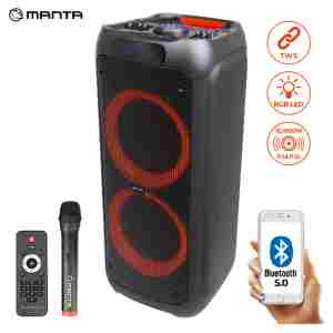 Zvočnik bluetooth Manta SPK5310 PRO + mikrofon 120W - (črna)