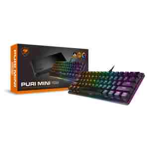 Tipkovnica Cougar USB-C gaming Puri Mini US 60% RGB siva (CGR-WM1MI-PRMR)