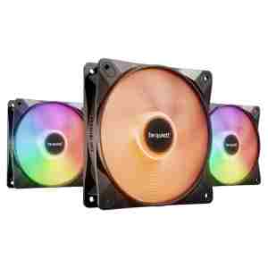 Ventilator be quiet! Light Wings LX 120mm črna RGB (3 pack)