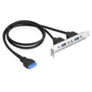 Adapter MB interni USB 3.0  v 2x USB 3.0 PCI slot 60cm Delock