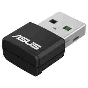 Brezžični mrežni adapter USB 2.0 Asus Nano WiFi6 802.11ax AX1800 1800Mbit/s USB-A Nano (90IG06X0-MO0B00)