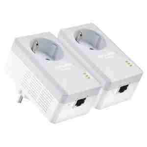 HPAV Powerline 1xLAN RJ45 220V TP-Link 600Mbit/s (1+1) (TL-PA4010PKIT)