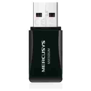 Brezžični mrežni adapter USB 2.0 MERCUSYS WiFi4 802.11n N300 300Mbit/s Nano (MW300UM)