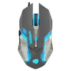 Miš NATEC USB Fury Warrior M optična gaming 3200DPI LED osvetlitev črna-modra (NFU-0869)