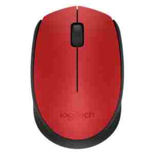 Miš Logitech brezžična optična za notesnike M171 rdeča nano (910-004641)